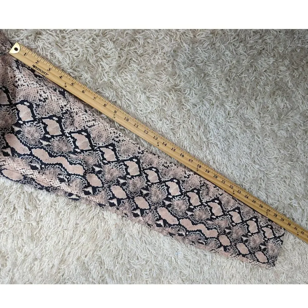 L’AGENCE Marguerite Pink Python Print High Rise Skinny Jeans 25 NWT
